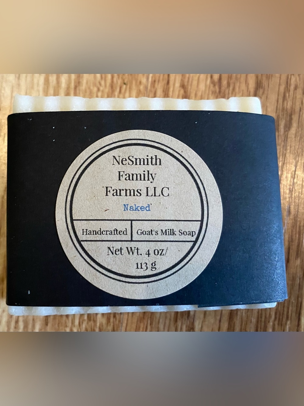 NeSmith Family Farms Goat Milk Soap Bar Unscented New